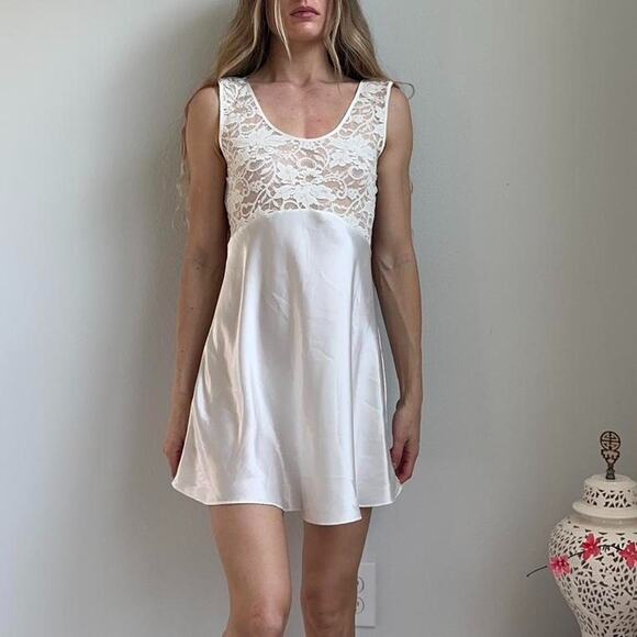 Victoria's Secret Other - Victoria's Secret Vintage Cream Lingerie Dress White/Cream - M